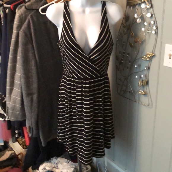 Victoria's Secret Dresses & Skirts - Victoria’s Secret black/white stripe dress size sm